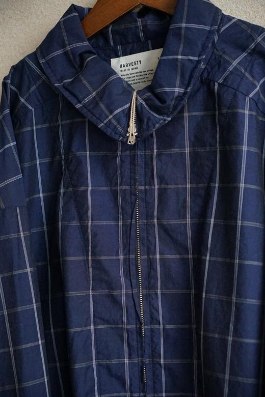 HARVESTY 格纹拉链薄外套 商品图6