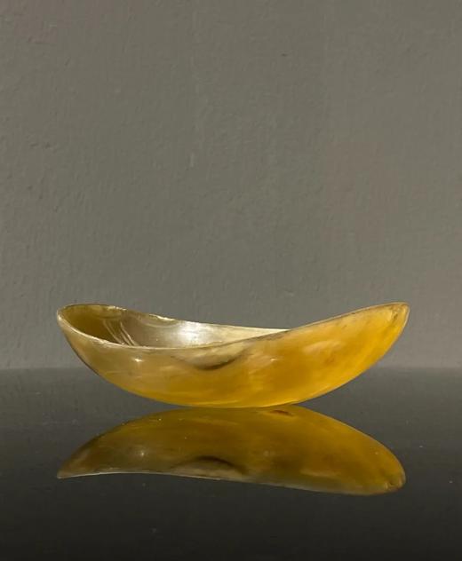 天然淡黄色牛角雕茶勺，顺丰包邮 商品图13