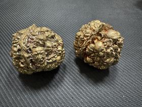 白昼 - 道炁长存 青铜鬼面核桃 失蜡法核雕 个性盘玩超酷把件★官方正版【48小时发货】