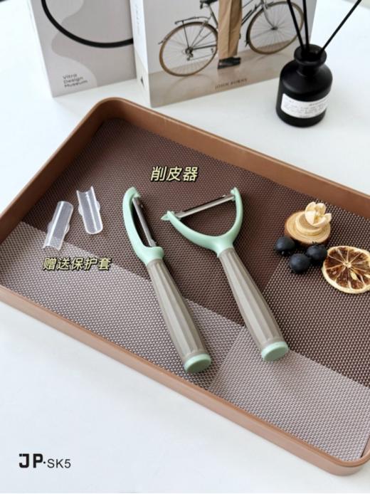 💥到手两把‼【进口品牌JP•sk5削皮刀】304不锈钢， 软硬皆可削❗省时省力，🉐提升厨房幸福感的小神器~ 🔺锋利刀头，耐磨耐用不卡皮  商品图1