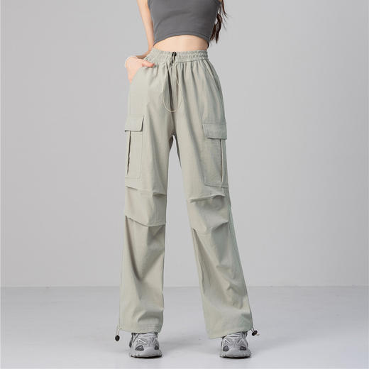 丁摩 【防晒工装裤】男女同款新夏季冰感口袋两穿速干美式工装休闲裤子5ZF-C317 商品图1