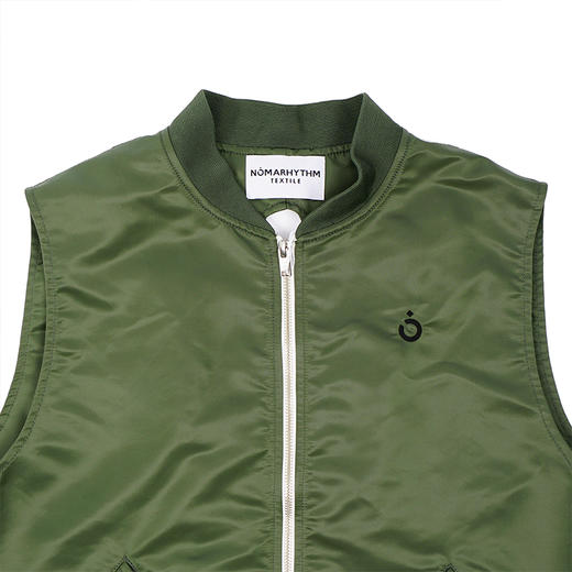 NOMA Open Back Flight Vest 女装军事风棒球领马甲外套 商品图1