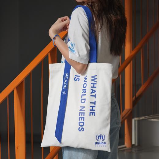 心意组合：蓝白帆布包 商品图4