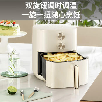 九阳（Joyoung）家用免翻面6L大容量 空气炸锅 蒸汽嫩烤蒸烤炸一体机 多功能电炸锅 金属内腔不粘锅 KL60-V575 /家用电器 /厨房小电 /空气炸锅 商品图5