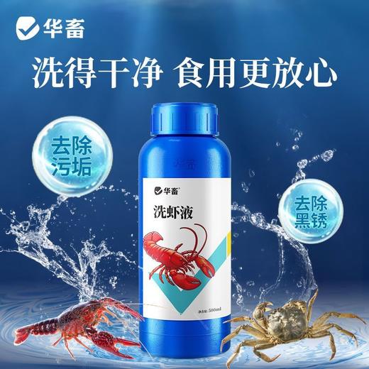 华畜洗虾液小龙虾专用清洗剂食用洗虾粉螃蟹黑壳商用柠檬酸去污粉 商品图2