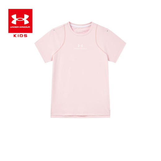 【12月-特惠福利】UnderArmour安德玛女童凉感速干圆领短袖T恤252220135 商品图7
