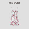 ROMI STUDIO“法式优雅”草莓手绘印花全棉细吊带连衣裙 RWCSLY3200(现货） 商品缩略图0