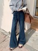 <曾小咸推荐>【腿精秘器】绑带微喇阔腿牛仔裤  商品缩略图6