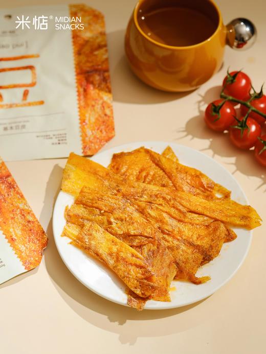 【米惦基本豆皮】手撕豆皮香辣片解馋小零食辣条小吃 商品图9