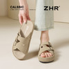ZHR则则勃肯拖厚底拖鞋2025夏季新款外穿平底拖鞋复古半拖沙滩鞋 商品缩略图3