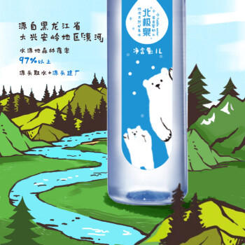 北极泉1L*6瓶矿泉水母婴水京东自营婴儿水宝宝水天然儿童饮用 商品图0