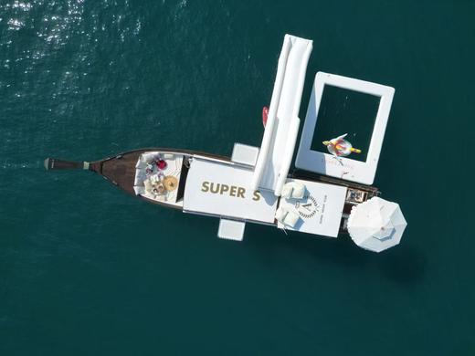 【普吉包船】super-s 长尾船|独家网兜跳台|·玫瑰主题浴缸迎宾酒|饮料|·软饮料|饮用水 |新鲜季节水果|浮潜 商品图6