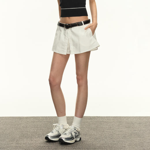 Ariseism 美式复古设计感白色半身裙女2025夏季新款包臀短裙子 商品图1