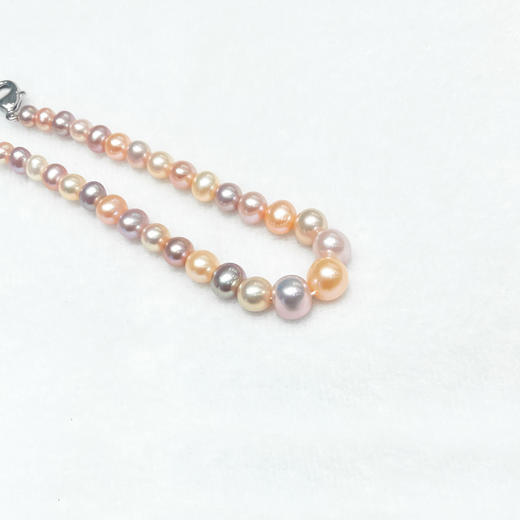 宝塔珍珠手链-多彩款【4.6-8.7mm】 编号200014 商品图2