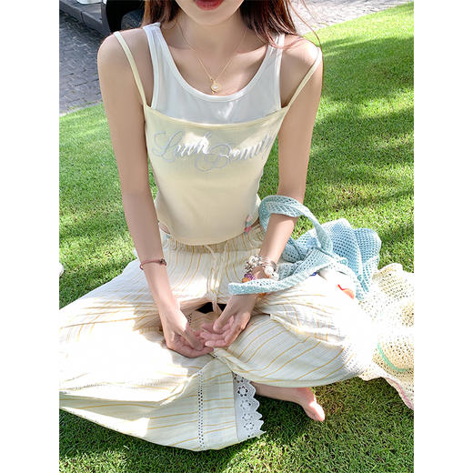 【110元任选2件】最后一波现货！假两件吊带背心 商品图3