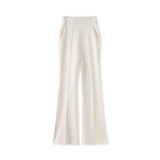 「高货wl」全新升级【铂金会员220/天猫299/差价79】(20120)洛诗琳气质高颜微喇西装裤2025夏季垂坠修身显瘦通勤长裤 商品图4