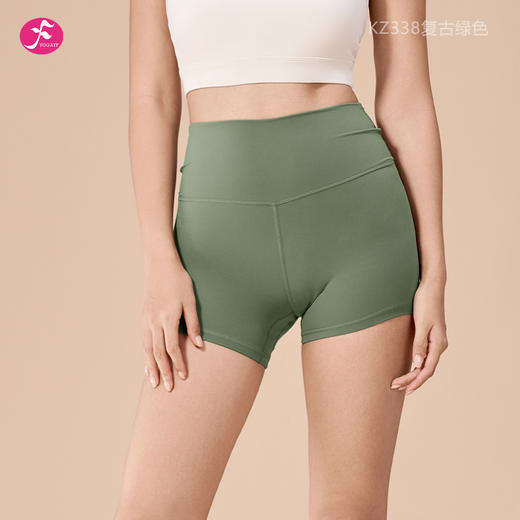 夏季清凉感三分裤 提臀高腰紧身运动瑜伽裤短裤 商品图7