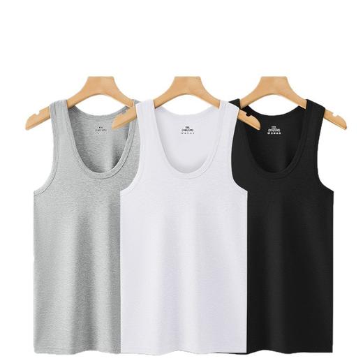 【清仓29.9元2件】夏季男士纯棉背心 圆领运动单穿修身工字背心 商品图4