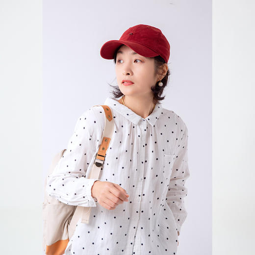波点棉质衬衫 商品图0
