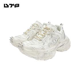 UTB赏金猎人系列男女同款厚底老爹鞋新款潮流运动鞋 夜穹黑极昼白