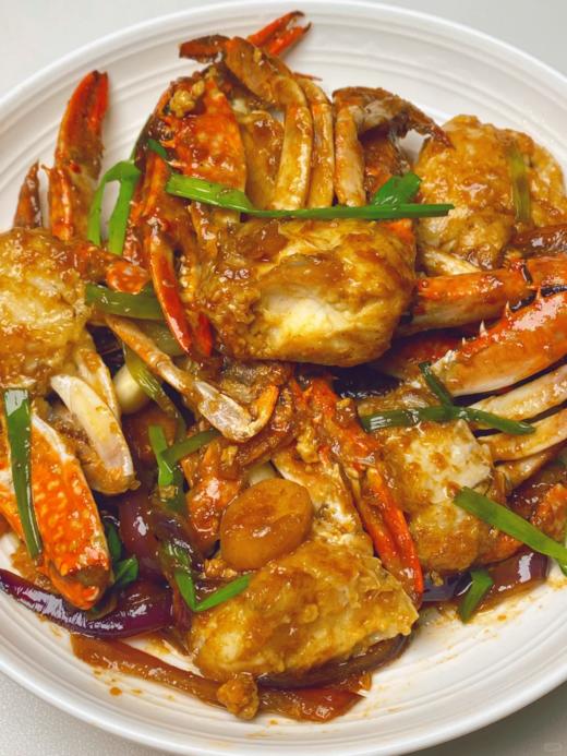 &本港扁蟹拥剑梭子蟹🦀壳薄肉多，纯吃肉的哦！新鲜]活冻 商品图6
