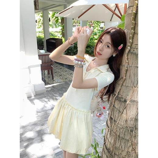 <曾小咸推荐>现货秒杀！Polo领系带短款连衣裙 日常139.99 立减60 秒杀79.99！长款连衣裙 日常159.99 立减70 秒杀89.99！ 商品图11