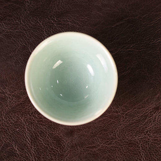 倚云煮泉象牙黄凤穿花品茗杯 商品图4