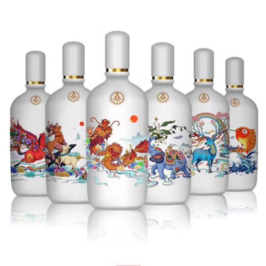 【清仓好价】2022年 五粮液 福满中华 浓香型白酒 52度 500ML*6 整箱装 商品图0