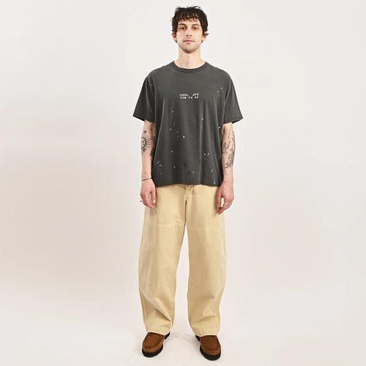 orslow T-SHIRT ORSL JPN PRINT (UNISEX) 复古水洗泼墨做旧T恤 商品图1