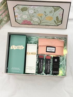 D060326优雅浪漫海蓝洁面彩妆森系珍珠礼盒