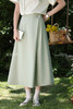 鹿向南「青提茉莉」浅绿色百搭半身裙夏新款高级感时尚气质半裙女 商品缩略图5