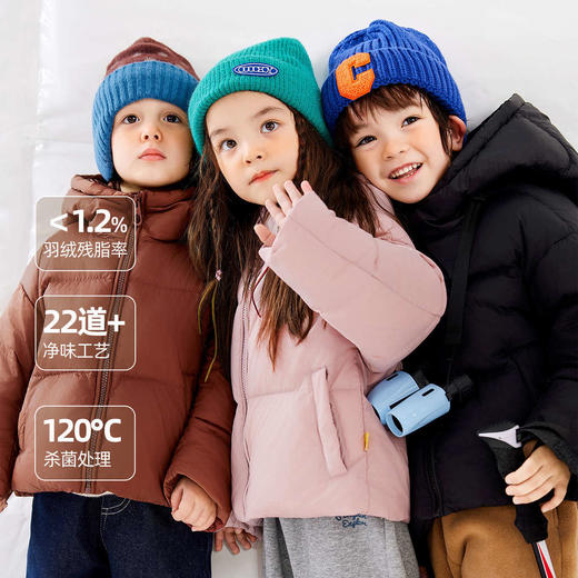 【清仓】【杜邦三防】嘟嘟家宝宝羽绒服冬季男童羽绒外套冬装女童衣服童装 商品图2