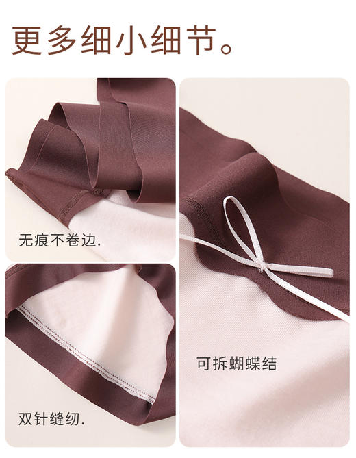 【巧克力盲盒8条礼盒装】纵享丝滑🍫穿上“巧克力”！益生菌天丝内裤，宠爱你的每一天💝100A益生菌莱赛尔天丝面料加长裆内裤女 商品图5