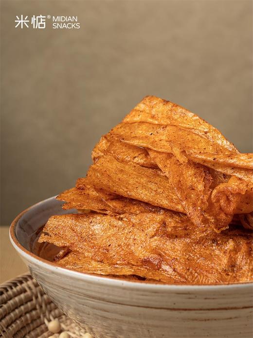 【米惦基本豆皮】手撕豆皮香辣片解馋小零食辣条小吃 商品图4