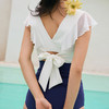 sisia2025新款泳衣女士高级感高腰显瘦性感v领绝美泡温泉分体泳衣SWT24-11A 商品缩略图5