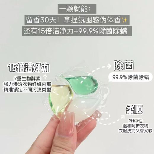 【供货】偶爱你量贩装洗衣凝珠黛隐清溪15倍洁净力/留香珠1.5kg柔顺18周持久留香 商品图3