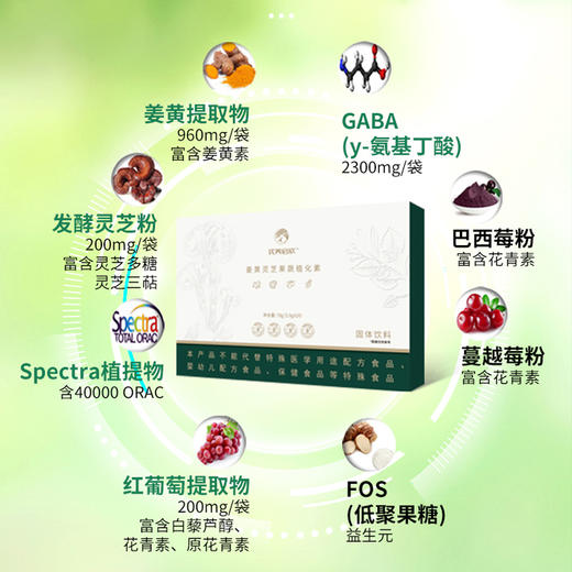 优养启欣 姜黄灵芝果蔬植化素 商品图2