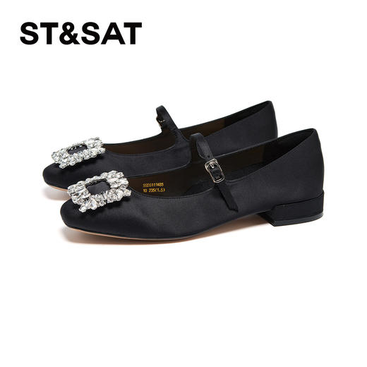 星期六甜美钻扣粗跟玛丽珍SSD3111485 商品图10