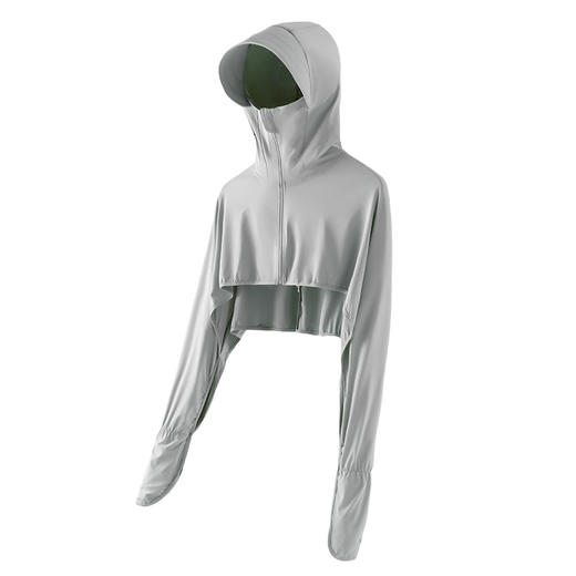 雀说防晒衣女夏季披肩斗篷新款冰丝原纱防紫外线户外遮阳透气薄防晒服AL2310 商品图4