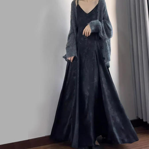 裁缝学苑AS509吊带连衣裙纸样女装无袖醋酸缎裙子版型图纸 商品图2