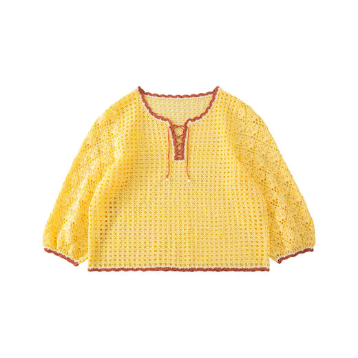 苏苏姐家悦夏蕾丝衣手工DIY编织钩针衣服毛线团自制材料包 商品图4