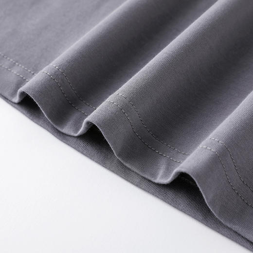 GXG男装夏季休闲百搭上衣男士纯棉创意字母印花短袖t恤K&C 商品图11