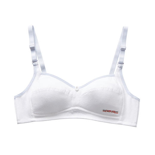 【视觉显瘦显胸小】少女款发育期内衣纯棉可调节小背心初高中学生运动文胸细肩带超薄透气 商品图7