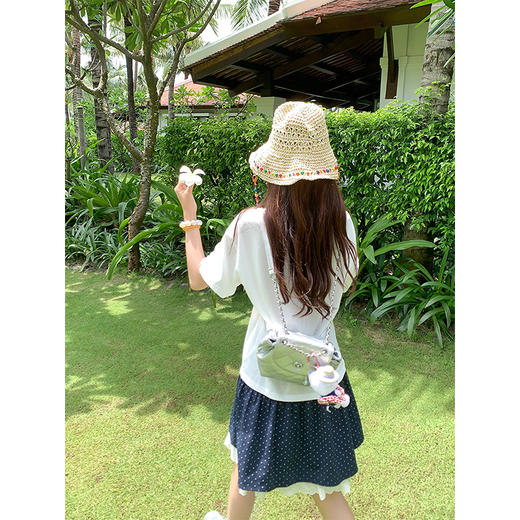 <曾小咸推荐>现货秒杀！最后一波 ！雏菊印花短袖 日常109.99 立减60 秒杀49.99！波点拼接蕾丝半身裙 日常129.99 立减70 秒杀59.99！ 商品图5