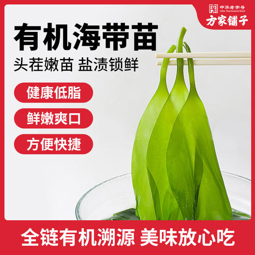 低脂营养 好吃不胖 | 方家铺子有机海带苗 凉拌烧汤烫火锅 厨房食材 500克/袋装 商品图0