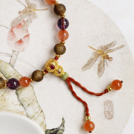 【青山特惠】6mm 绿棋楠【昕福】沉香单圈 多宝珠 c19 商品图2