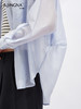 【清爽夏日】阿菁娜轻薄半透明氛围感宽松防晒衬衫F30X202052 商品缩略图4