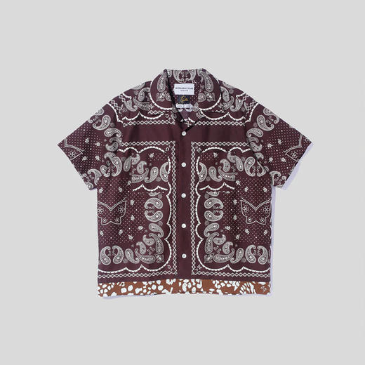 NOMA x Needles Bandana Shirt 联名款印花短袖衬衫 商品图3
