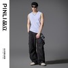 PINLI品立2025春季新款纯色打底无袖圆领T恤男士潮牌休闲背心上衣B252111001 商品缩略图2