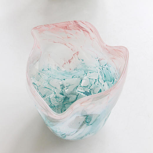 现代简约水墨纹花瓶渐变小口鲜花台面家居样板房装饰工艺品摆件 商品图9